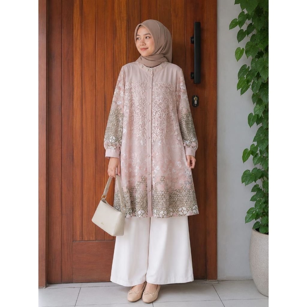 Tunik Brukat Tozzo
