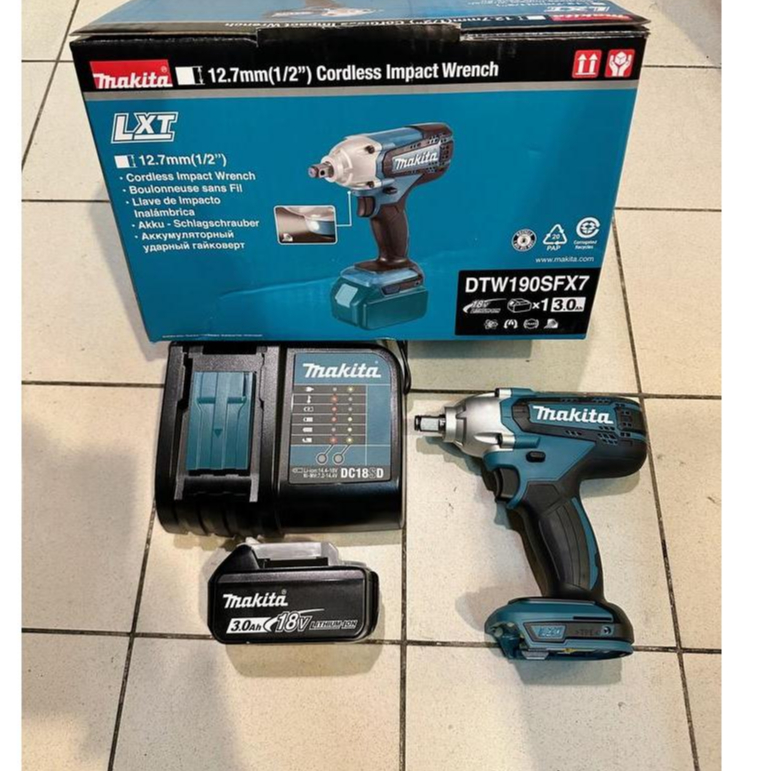 mesin impact wrench makita DTW190SFX7 18V