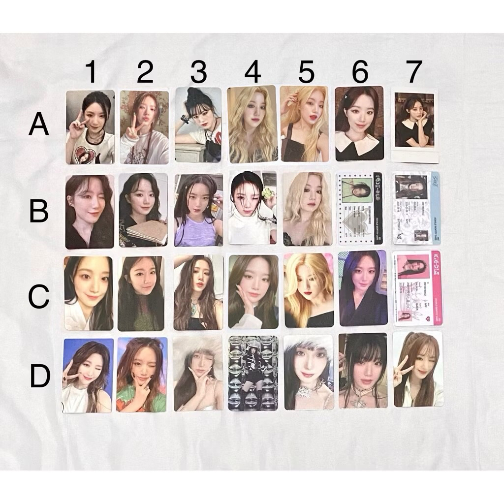 CLEARANCE SALE Shuhua i-dle (G)I-DLE Official PC photocard I Burn Never Die Tomboy Love Feel Queenca