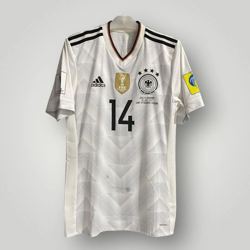 Jersey Germany Home 2016 PI Adizero Confed Cup Final 2017 CAN #14 Original