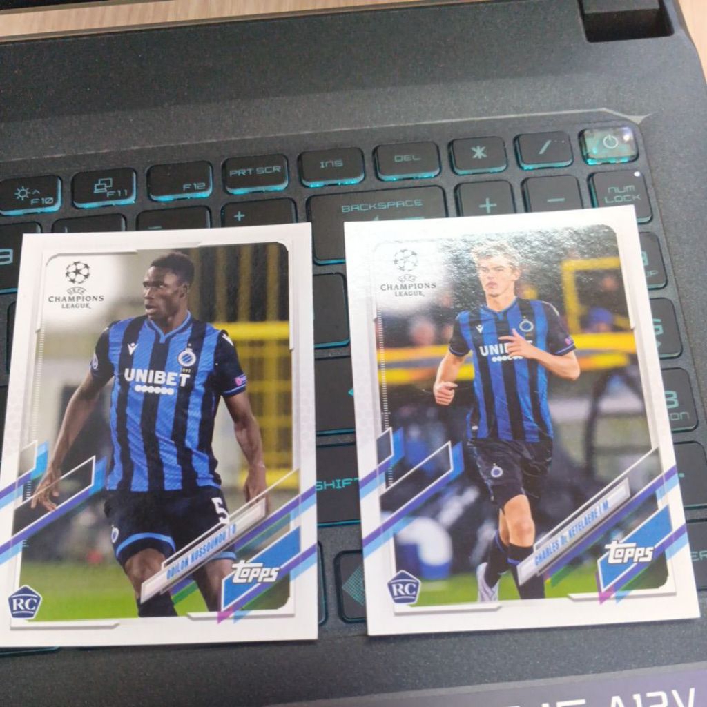 Kartu bola topps ucc japan 2021 Club Brugge