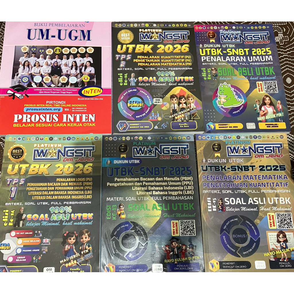 preloved buku SNBT + utul UGM serba 40ribu