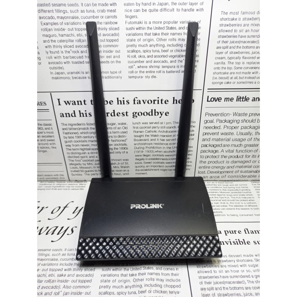 ROUTER WAN PROLINK PRN3001_TESS NORMAL UNIT ONLY