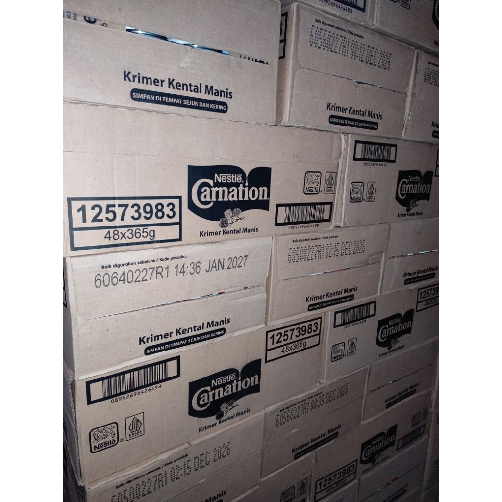 CARNATION SUSU KENTAL MANIS 365gr / Carnation Kental Manis (1 Karton, 48 Pcs)