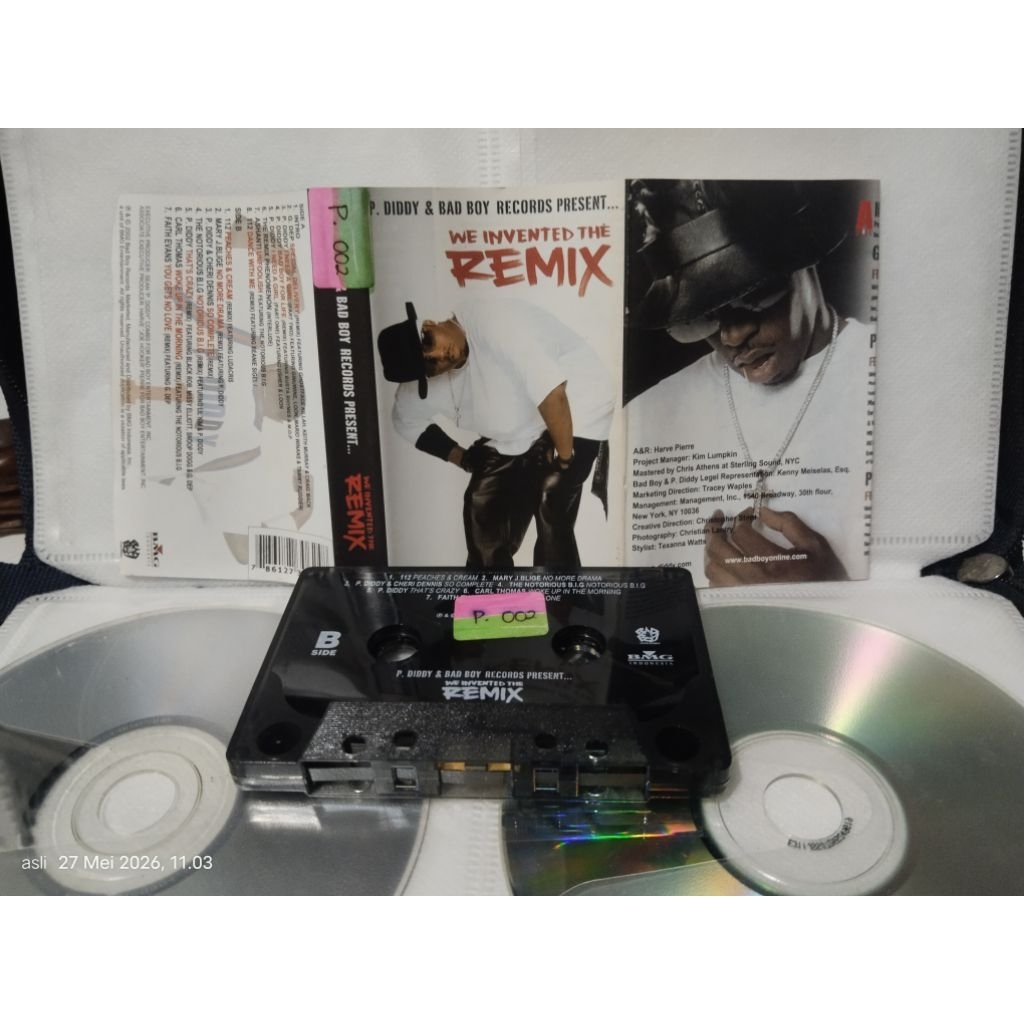 kaset pita P. Diddy & Bad boy Record present // we invented the remix