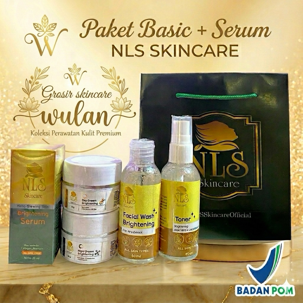 NLS Skincare Dan Serum Booster Nls Bpom Paket Wajah NLS Skincare
