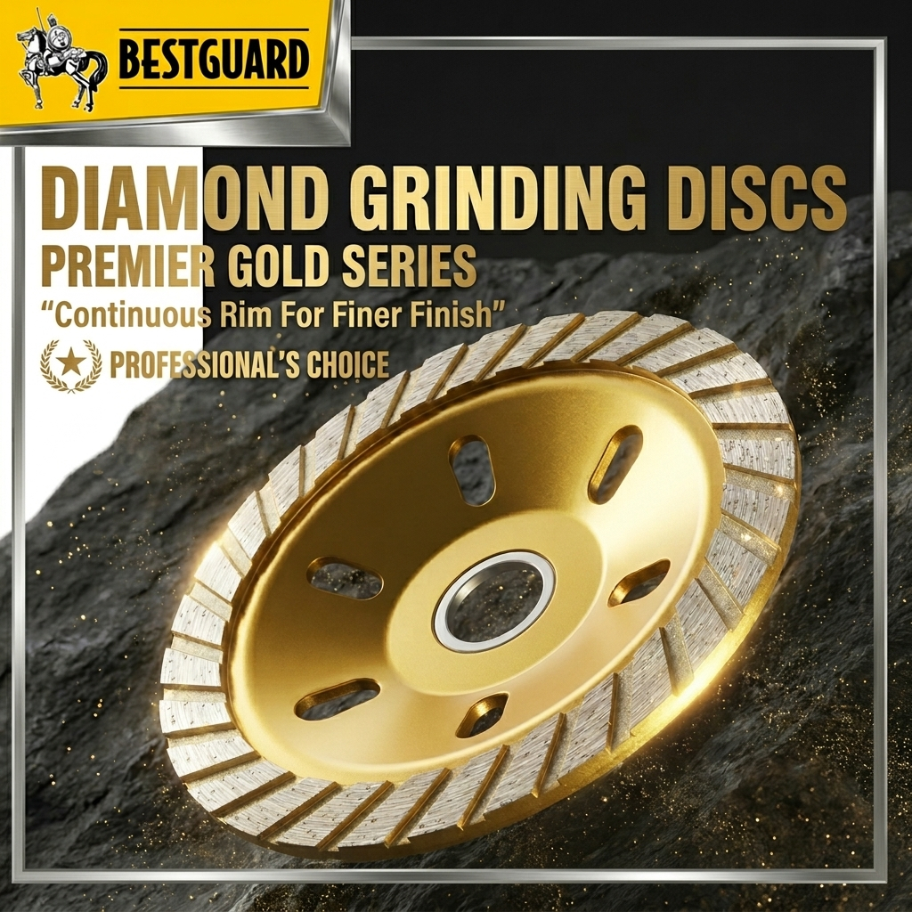 BESTGUARD Mata Gerinda Batu Beton 4 Inch Diamond Grinding Wheel Mangkuk Potong Marmer Granit Keramik