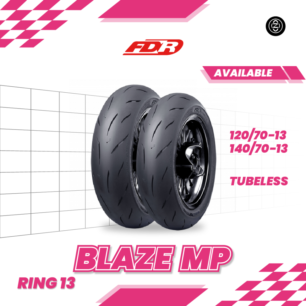Ban matic FDR Federal Blaze MP 120/70 140/70 Ring 13 Tubeless NMAX PCX ADV Depan Belakang Tubeless