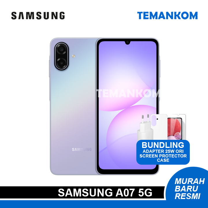 Samsung A07 5G 12GB RAM Baru Murah 6+6 Extend ram 6/128 6GB 128GB Garansi RESMI SEIN