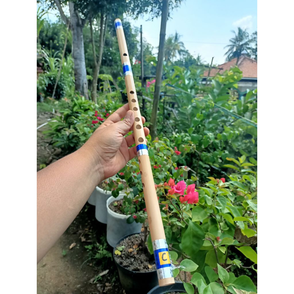 suling bambu dangdut  murah bisa COD panjang 65cm cocok untuk pemula dan pentas