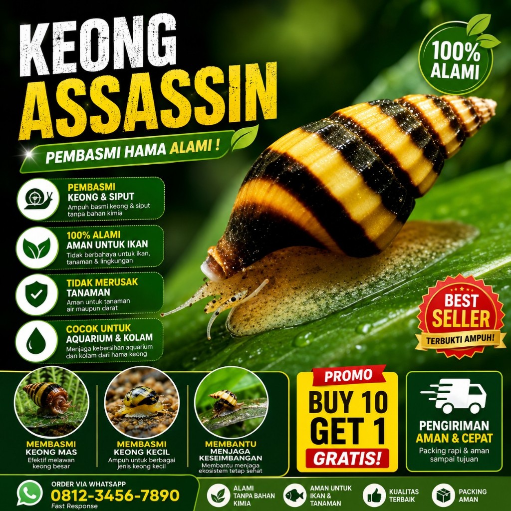 KEONG HIAS AQUASCAPE KEONG ASSASIN
