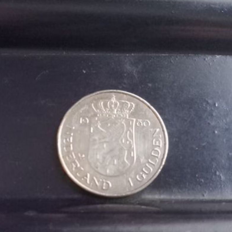 koin belanda 1 gulden 1980