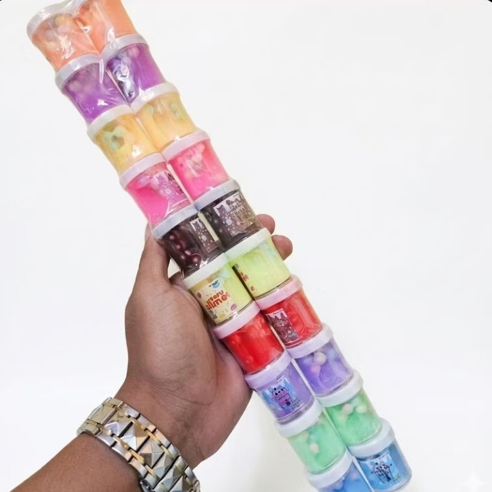 20 pcs slime kecil tofu boba / slime original / slem murah