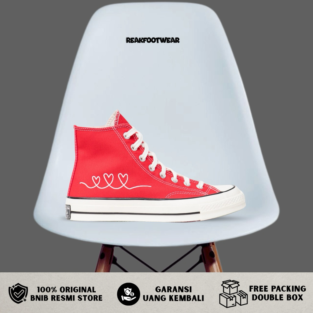 Converse Chuck 70 Hi Valentine Day University Red