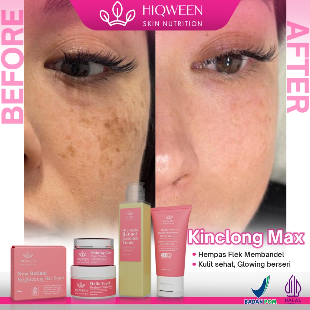 HIQWEEN PAKET KINCLONG MAX ISI 5 PRODUK