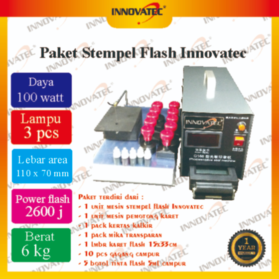 Paket Mesin Stempel Flash Innovatec