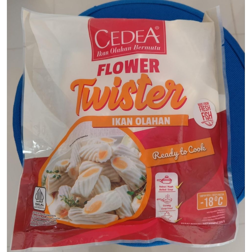 CEDEA Flower Twister – Olahan Seafood Bentuk Unik, Gurih & Lezat 500 GR