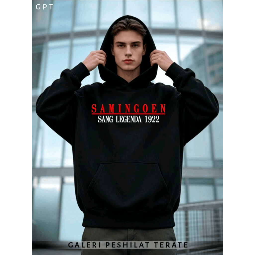 Hoodie Psht Samingoen Sang Legenda Terate Premium Produk Sablon Full Punggung A2