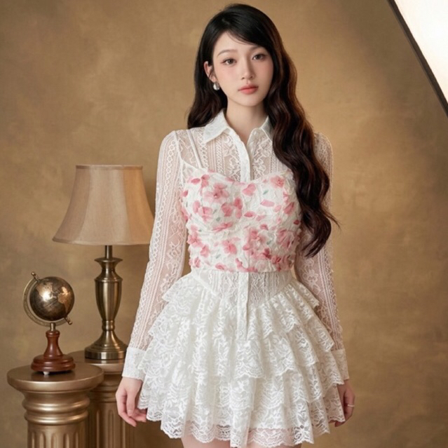 SOLELACE FLOWER VINTAGE TANKTOP (TANKTOP ONLY)