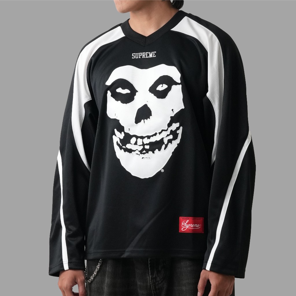 Supreme The Misfits Hockey Jersey Black SS26