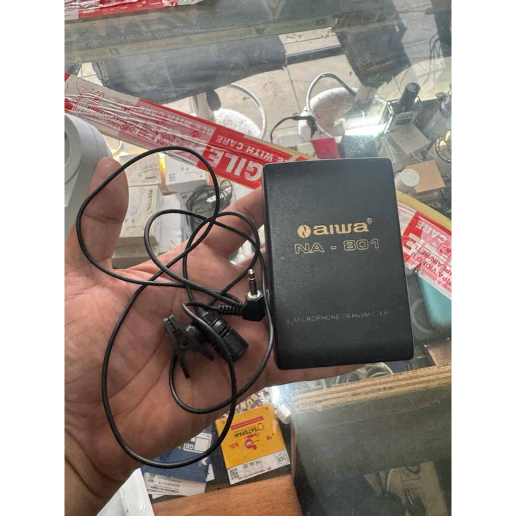 AIWA VHF WIRELESS MICROPHONE TRANSMITTER NA-801VHF