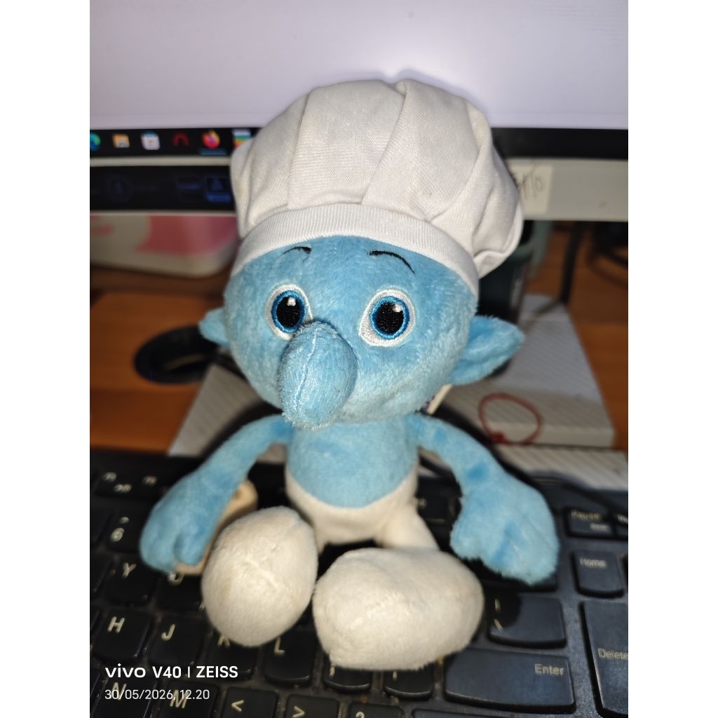 Boneka The Smurfs Costum Koki Chef ORI