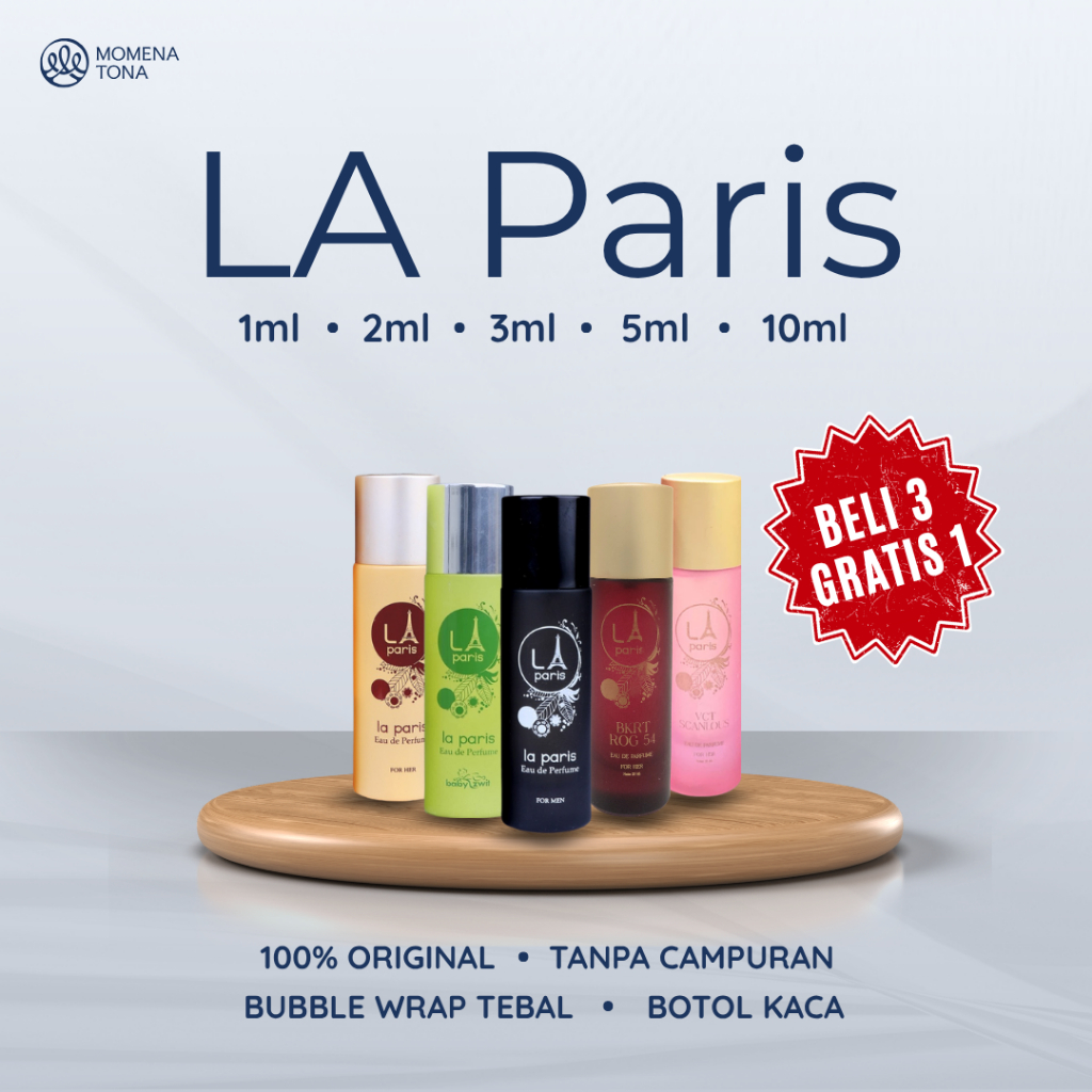 Decant La Paris Perfume 1ml 2ml 3ml 5ml ORI Vct Bomsel Vct Scanlous Kayali Vanilla 28 Rouja Ambe Oud