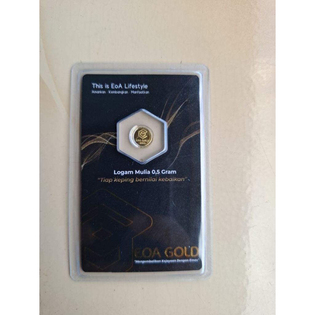 EOA GOLD 0.5 GRAM (TANPA PO)