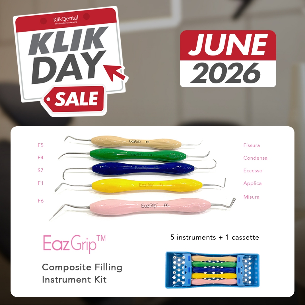 KLIK DENTAL EazGrip Composite Filling Instrument Kit
