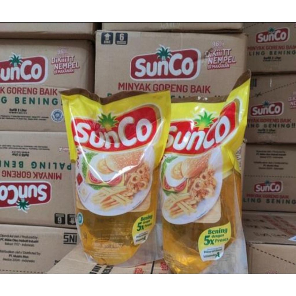 Minyak Goreng Sunco 1 Dus 2 Liter Isi 6 Pouch