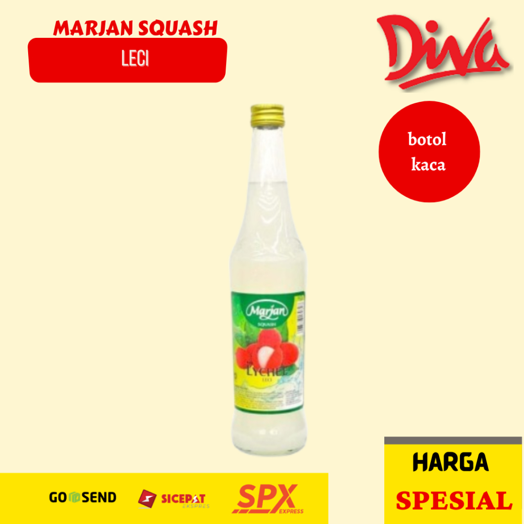 Marjan Squash Leci | Sirup Marjan SQUASH