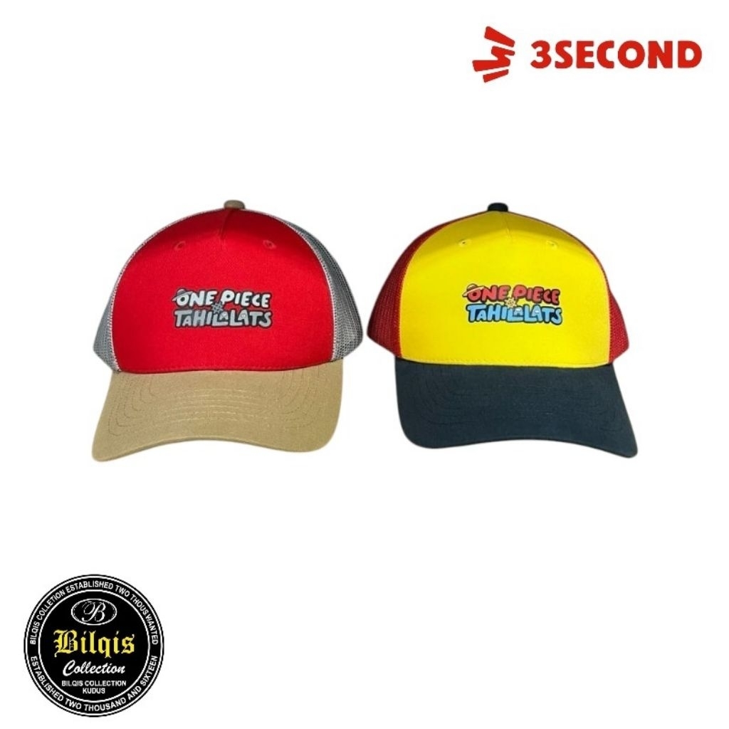 Topi 3second X One Piece Pria Original