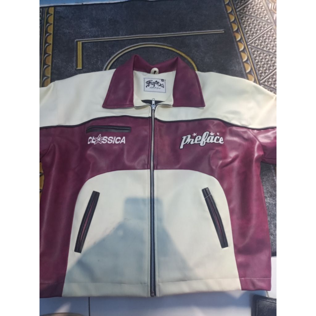 Jaket preface leather clasicca