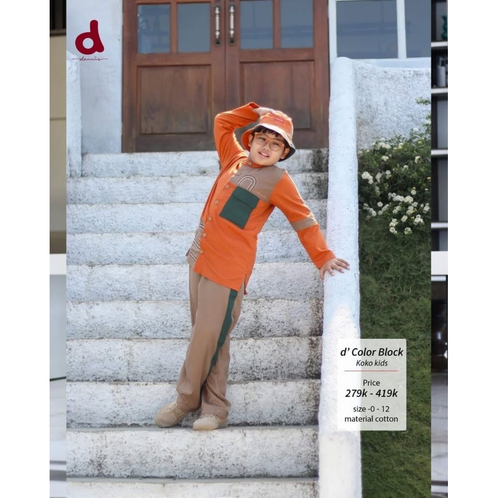 SALE 40% TAQWA ANAK DANNIS D'COLOR BLOCK