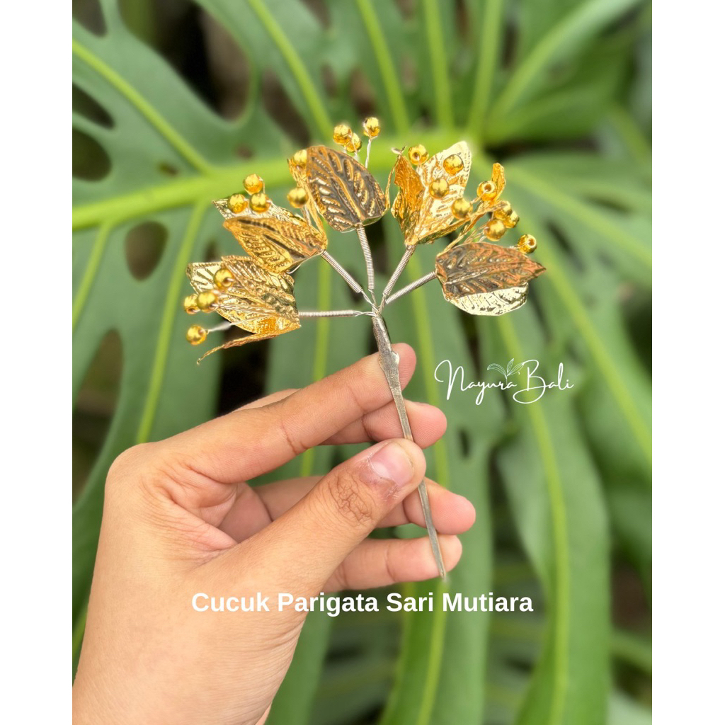 NAYURA BALI / Cucuk Parigata Sari Mutiara / Cucuk Hairdo / Aksesoris Hairdo / Aksesoris Bali / Cucuk