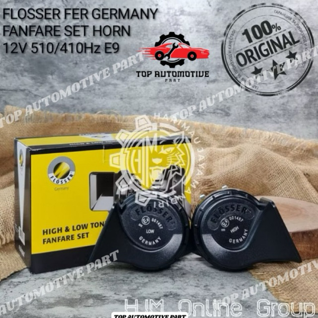 KLAKSON KEONG BMW FLOSSER HORN FANFARE ORIGINAL