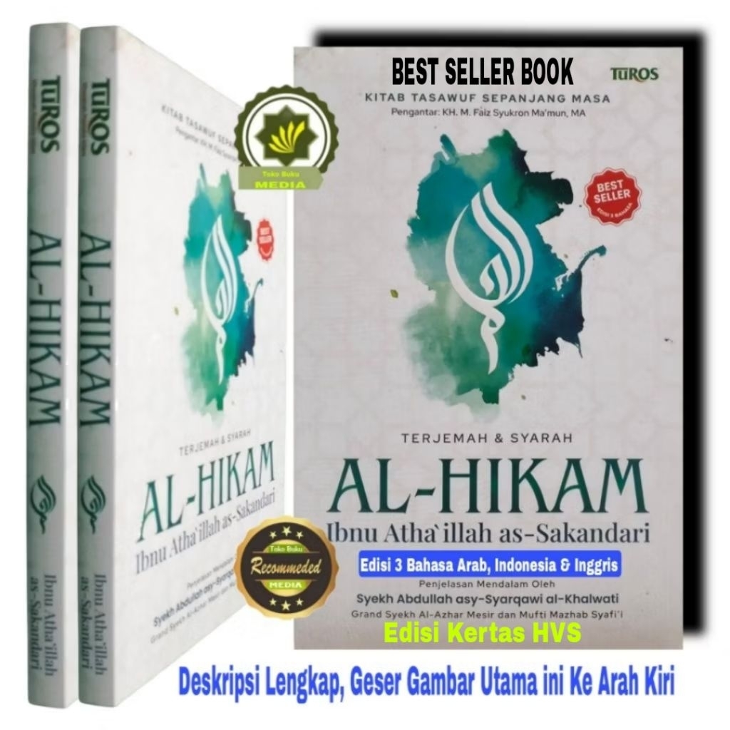 Buku SERI KOLEKSI TERJEMAHAN KITAB AL-HIKAM AL-HIKAM HIKAM Karya Syeikh Ibn ATHAILLAH Dari Berbagai 