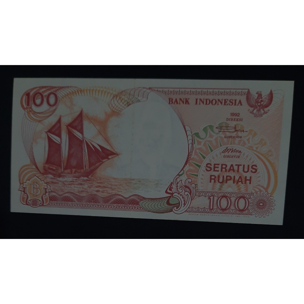[BACA DESKRIPSI] Uang Kuno Indonesia 100 Rupiah Kapal Pinisi