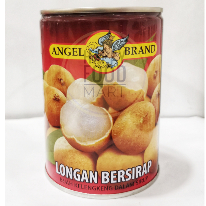 [HALAL] ANGEL BRAND LONGAN IN SYRUP 565 GRAM/ LONGAN KALENG/ KELENGKENG KALENG