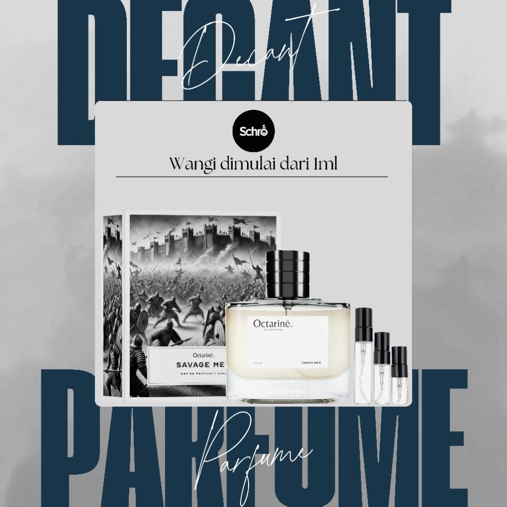 Decant Parfume Octarine Sauvage Men Dupe Dior Sauvage 100% original