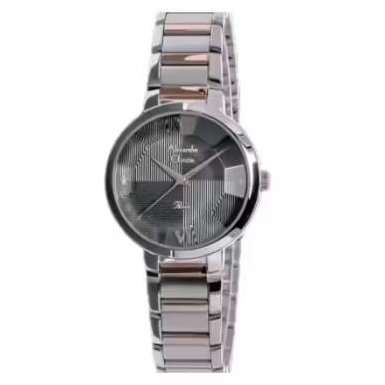 (New) Alexandre Christie 2616LH Silver Rosegold Original