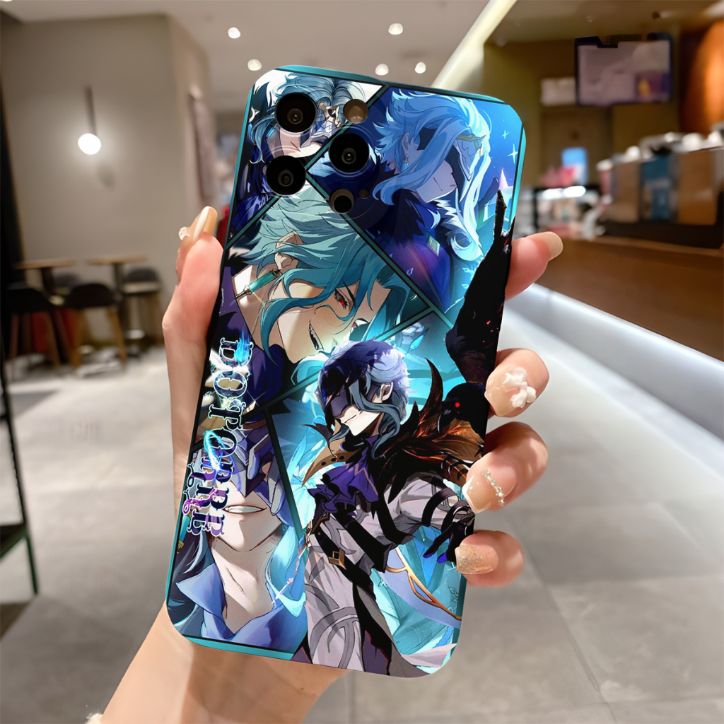 Casing HP Genshin Impact Anime Alhaitham Childe Dottore Custom Case iPhone Oppo Vivo Samsung Infinix