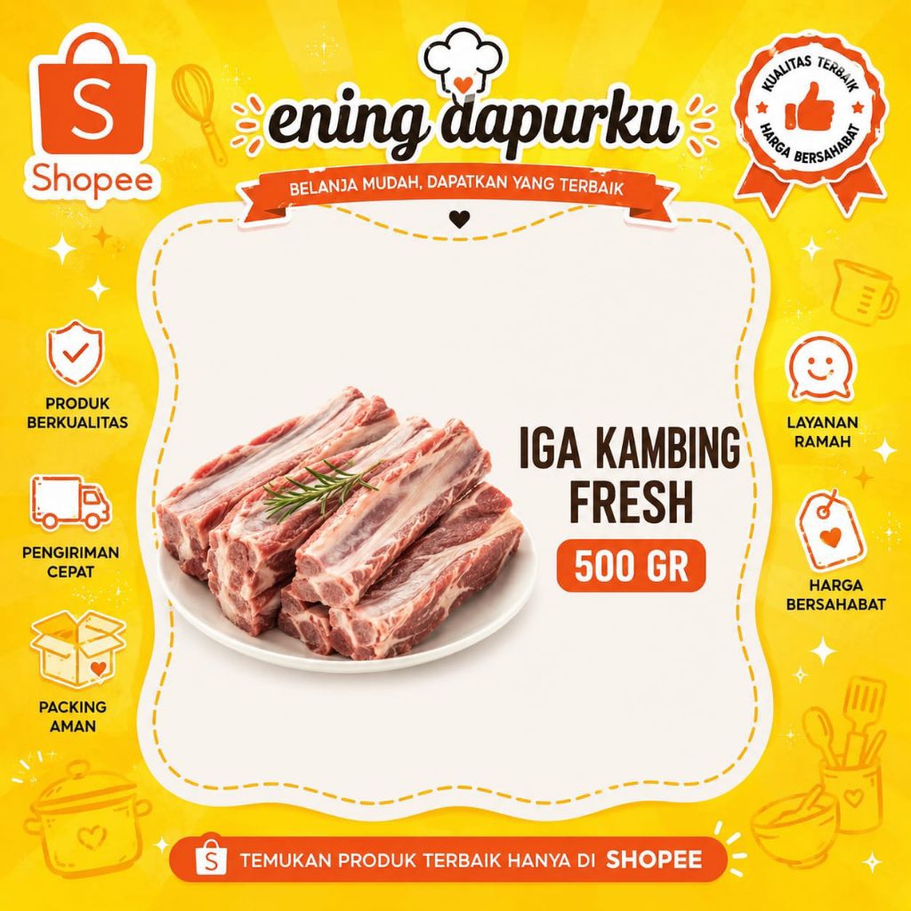 Iga Kambing Fresh 500 gram