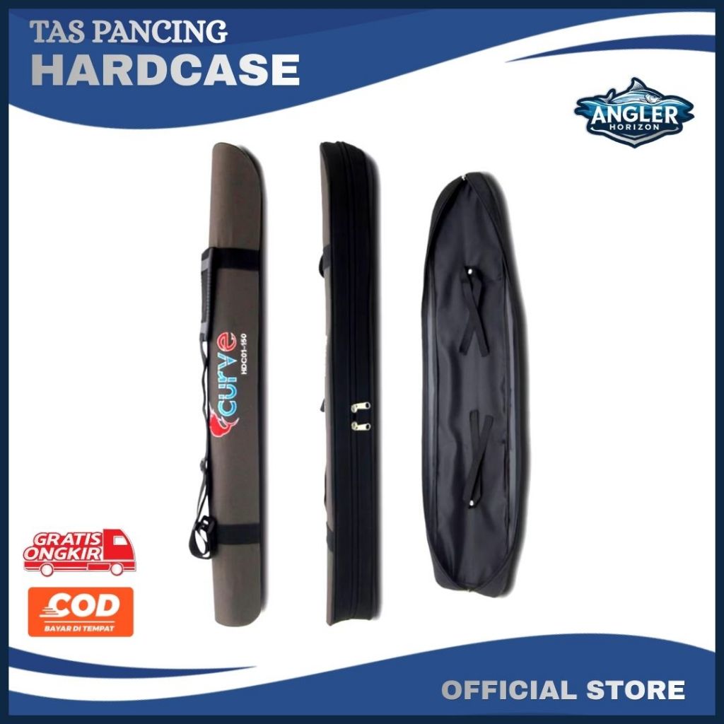 Tas Joran Pancing Hard Case Curve Tas Tegek Anti Patah