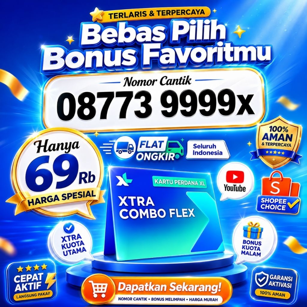 nomor cantik xl 9999 perdana cantik xl prabayar harus di isi 3gb