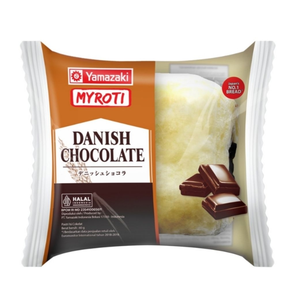 MyRoti Roti Danish Cokelat 60gr