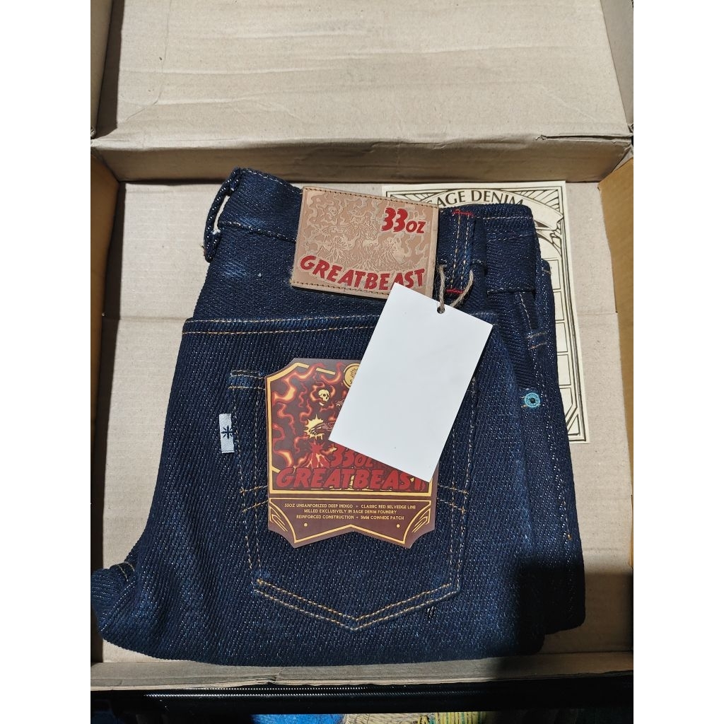 sage denim 33oz