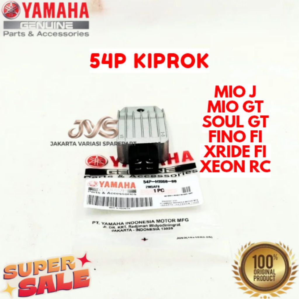 KIPROK KODE 54P, KIPROK MIO J, KIPROK MIO GT, KIPROK SOUL GT, KIPROK FINO FI, KIPROK XRIDE FI, KIPRO