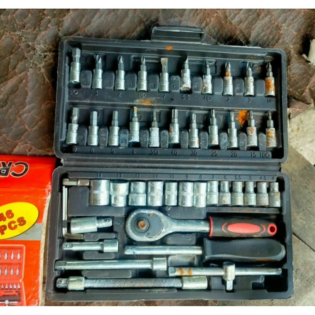 Obral Set Kunci Shock 46pcs Crv