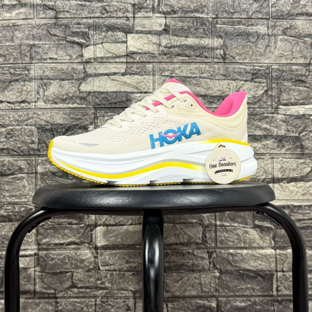 HOKA ONE ONE BONDI 9 ALABASTER BIRCH
